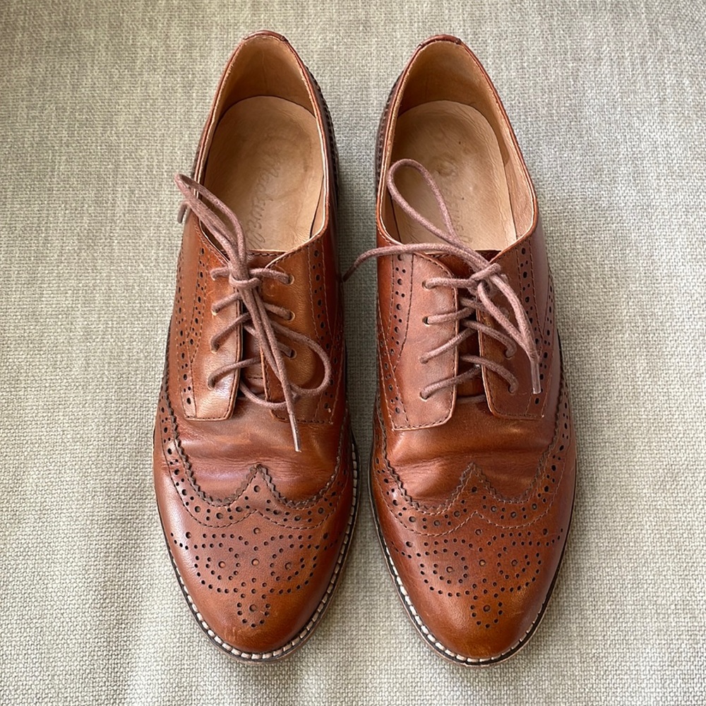 Madewell The Juliette Oxford Dark Chestnut